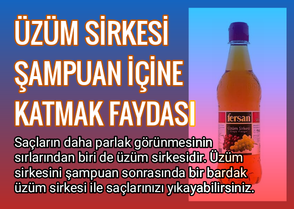 Üzüm Sirkesi Şampuana Katılır mı?