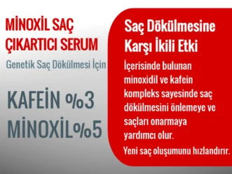 Saf Minoxidil ve Kafein Losyon Yapımı